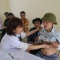 Khám cấp thuốc miễn phí cho 500 đối tượng chính sách trên địa bàn xã Hà Thanh, Hà Vân